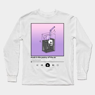 Music is the poetry of the air Long Sleeve T-Shirt